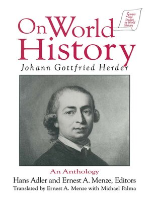 cover image of Johann Gottfried Herder on World History